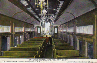 Illustration for article titled These Train Cars Converted Into Churches Are Literal Holy Rollers